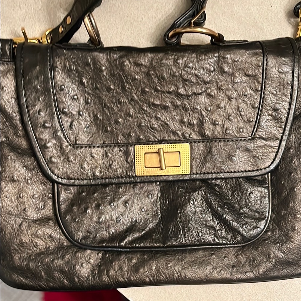 Elegant Black Leather Women's Bag